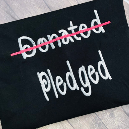Johnny Depp vs. Amber Heard  Donate Pledge Shirt